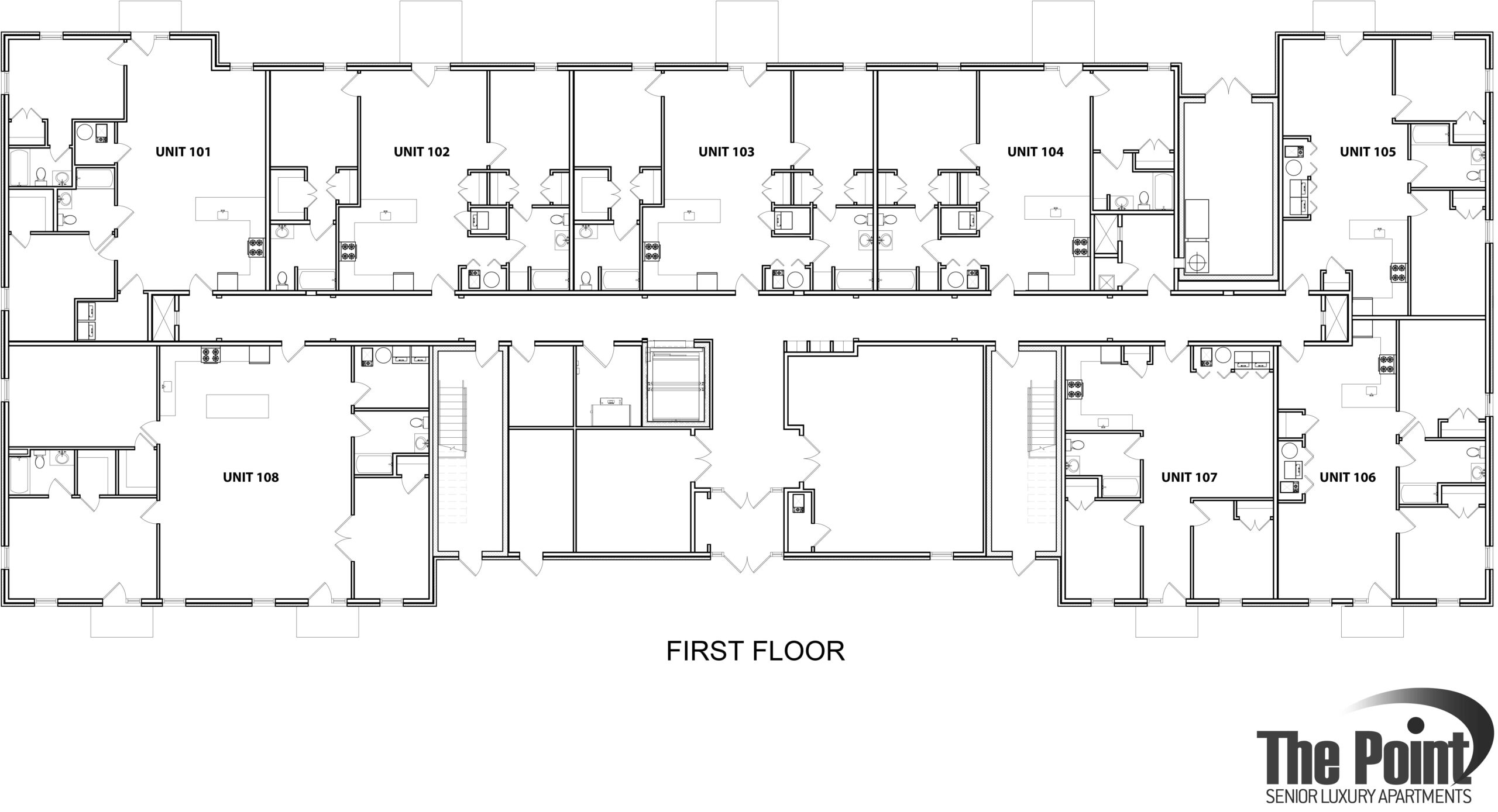 Building First Floor Layout